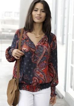 Druckbluse