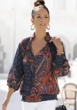Druckbluse