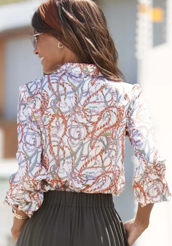 Druckbluse