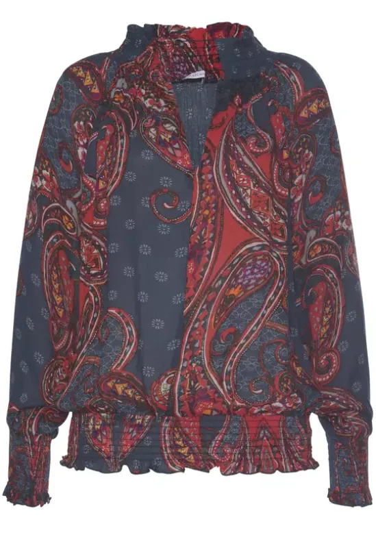 Druckbluse