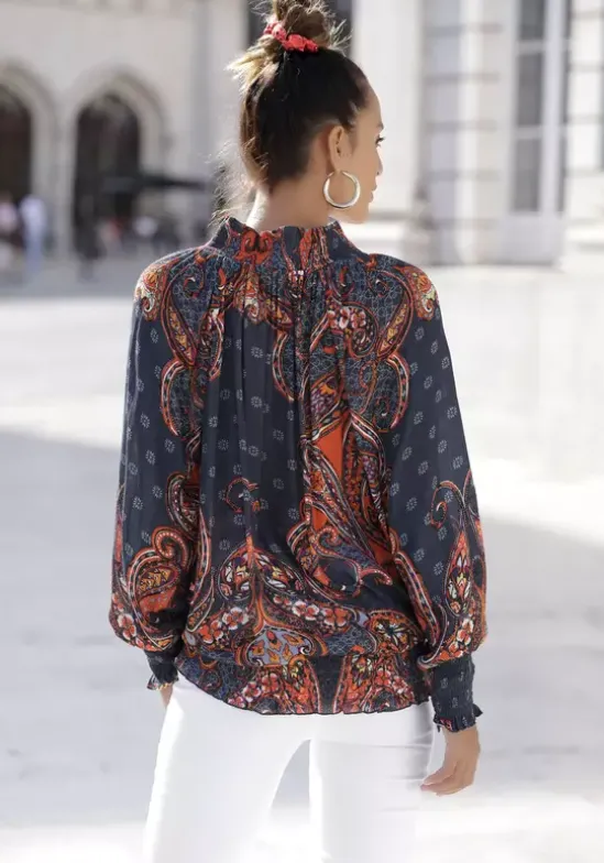 Druckbluse