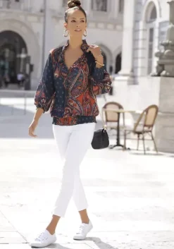 Druckbluse