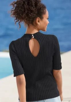 Kurzarmpullover