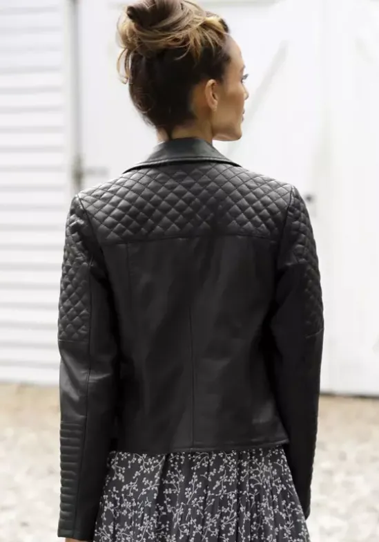 Lederimitatjacke