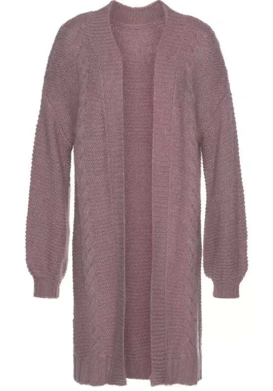 Longstrickjacke