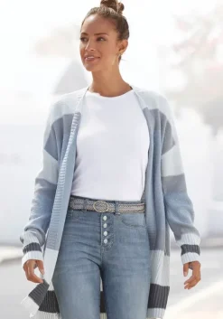 Longstrickjacke