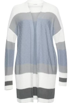 Longstrickjacke