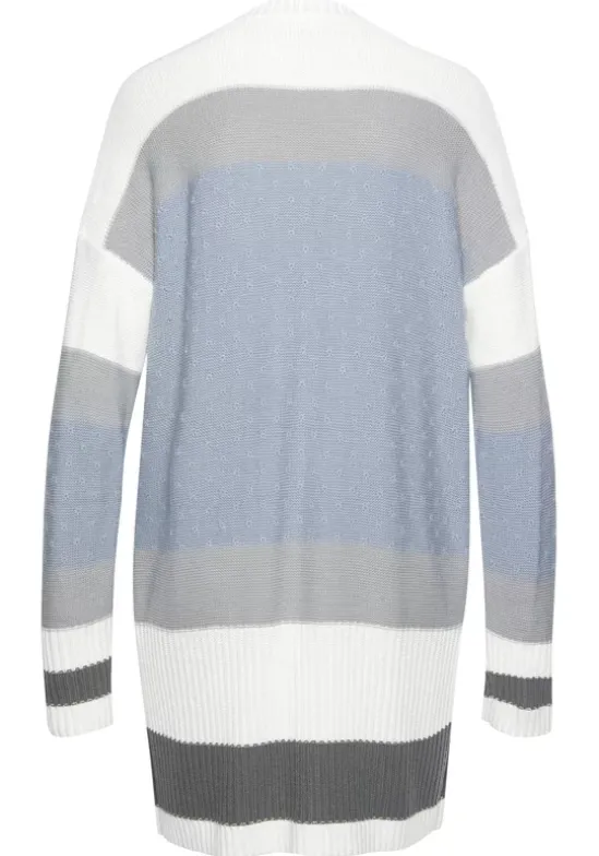 Longstrickjacke