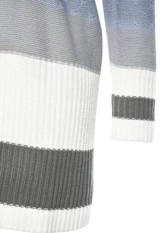 Longstrickjacke