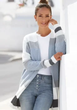 Longstrickjacke