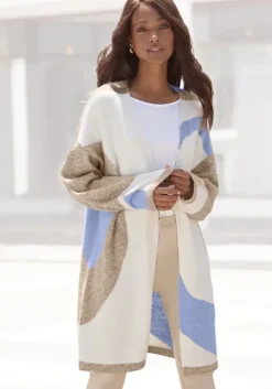 Longstrickjacke