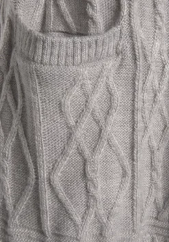 Longstrickjacke