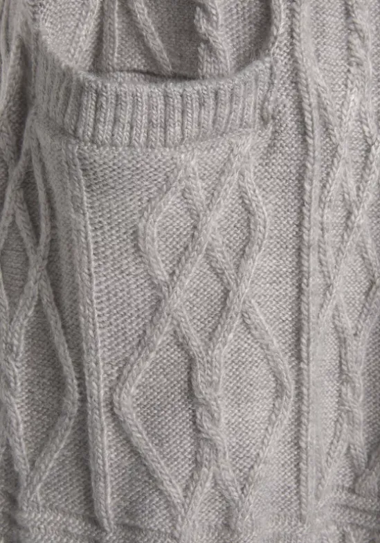 Longstrickjacke
