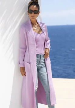 Longstrickjacke