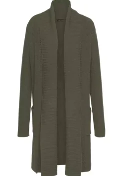 Longstrickjacke