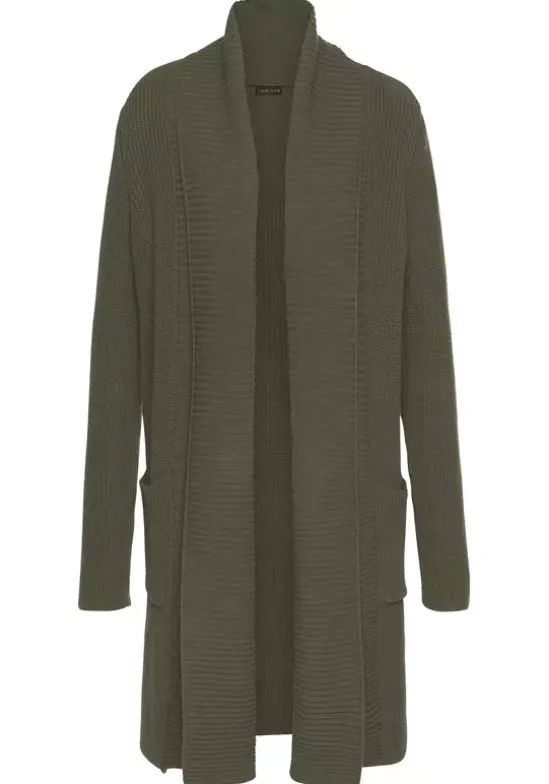 Longstrickjacke