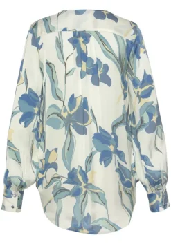 Satinbluse