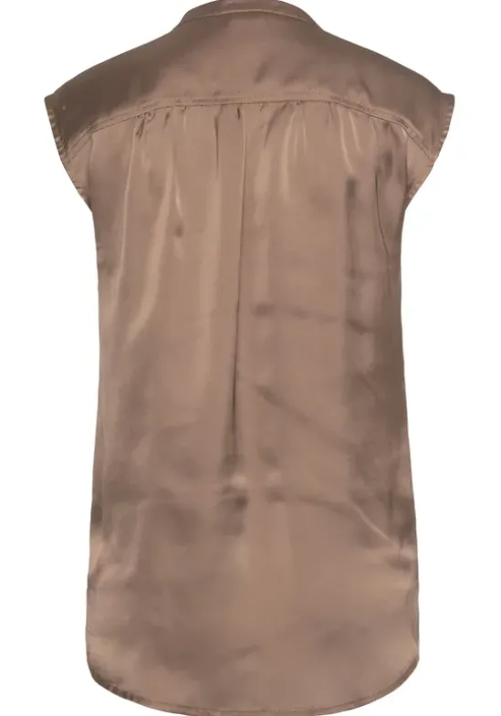 Satinbluse