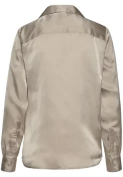 Satinbluse