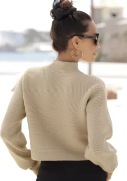 Stehkragenpullover