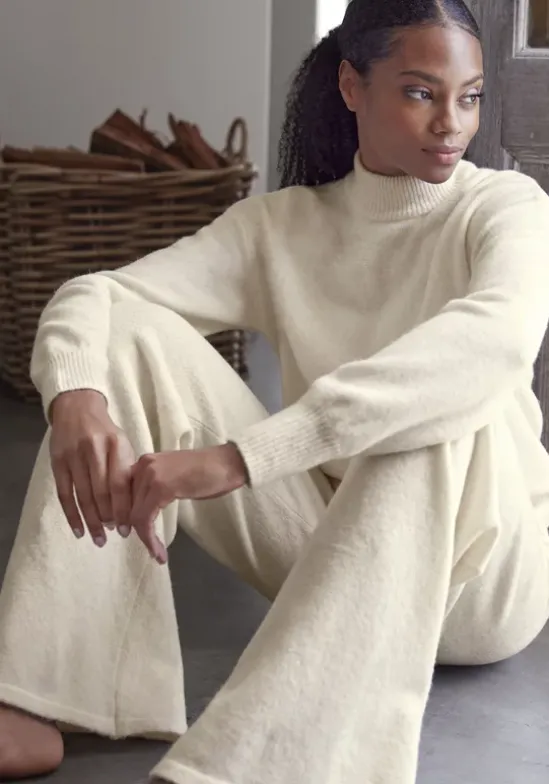 Strickhose"-Loungehose"