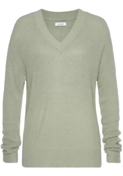 V-Ausschnitt-Pullover
