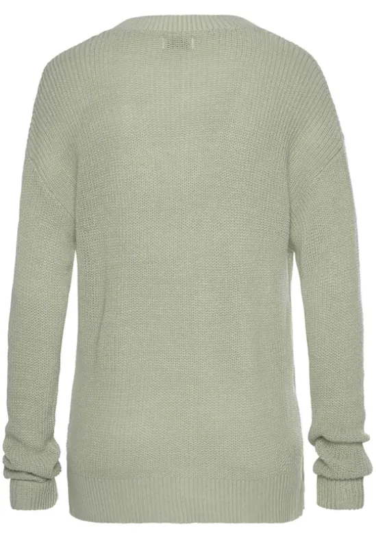 V-Ausschnitt-Pullover