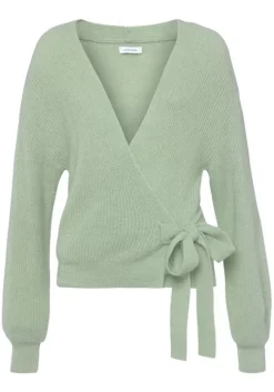 Wickelstrickjacke