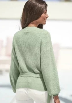 Wickelstrickjacke