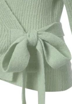 Wickelstrickjacke