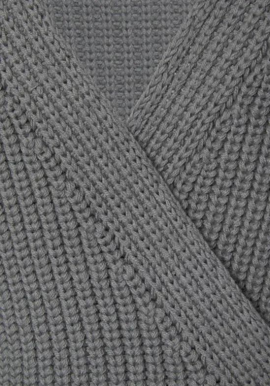 Wickelstrickjacke